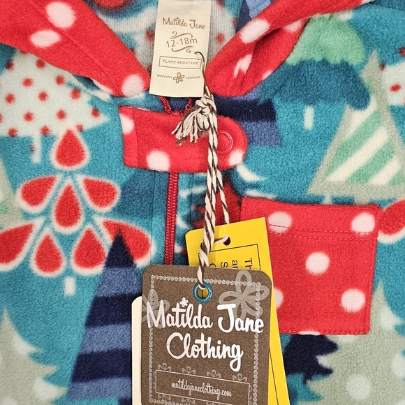 NWT Matilda Jane Too Cute Pajamas  size 12-18 months - Picture 3 of 3